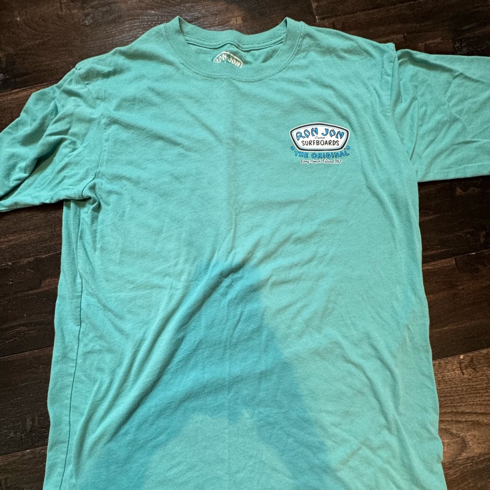 Turquoise Ron Jon Surf shop T-shirt